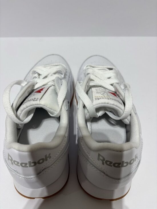 Reebok Men’s Classic Leather Sneakers White, Size 6.5 M main image 5
